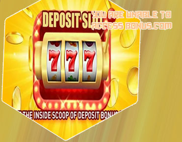 Slot online bonus deposit